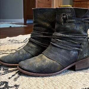 Bed Stu Black Ankle Boots